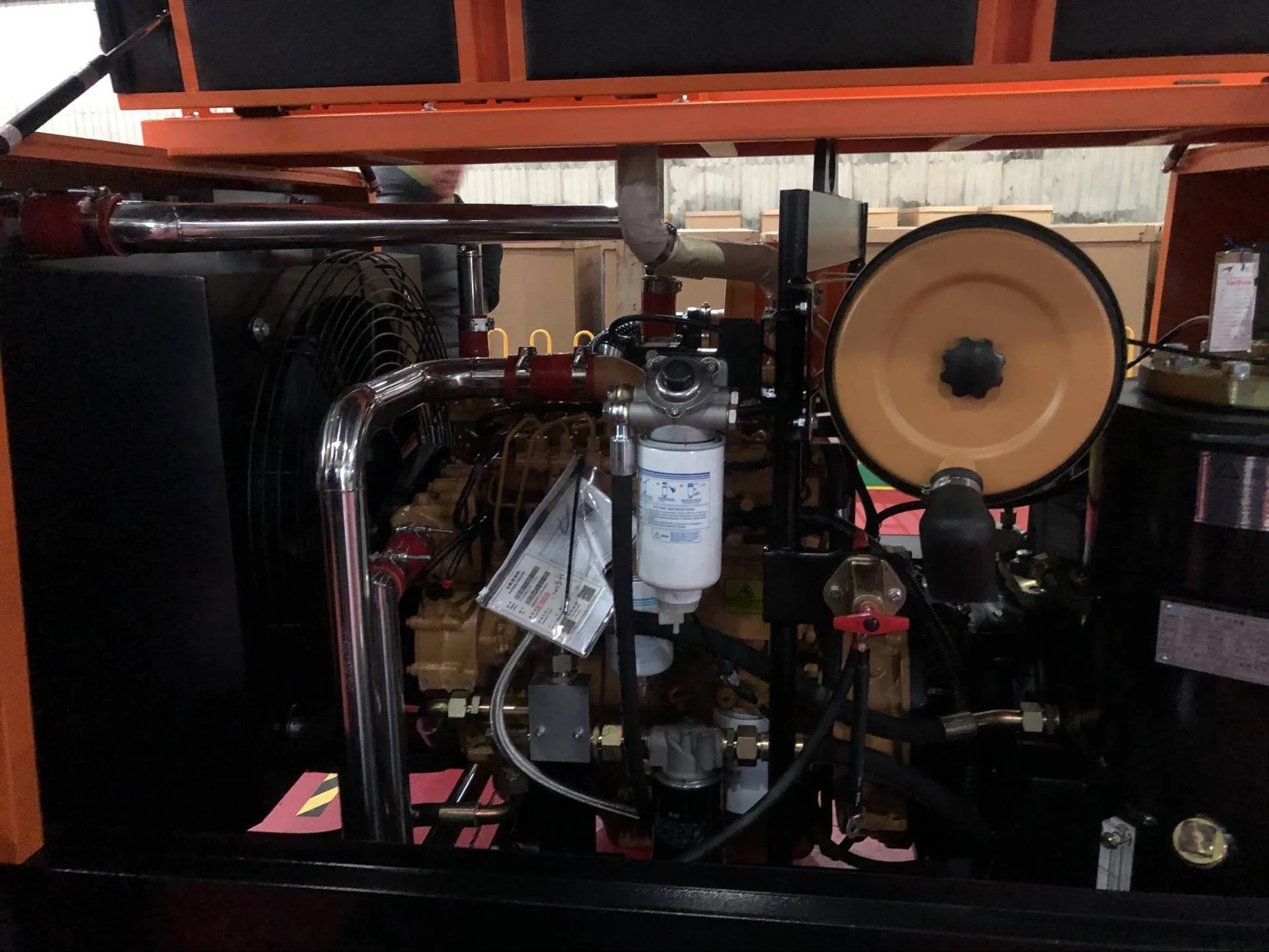 KSCY-330/8 KAISHAN low price diesel portable screw air compressor for hot sale