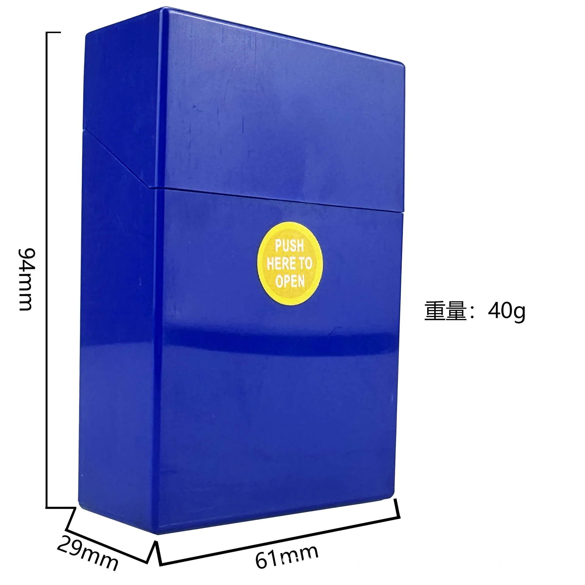 2024 Smoke Shop Accessories Supplies Cheap Cigarette Box for 20 Pcs Plastic Smoking Case