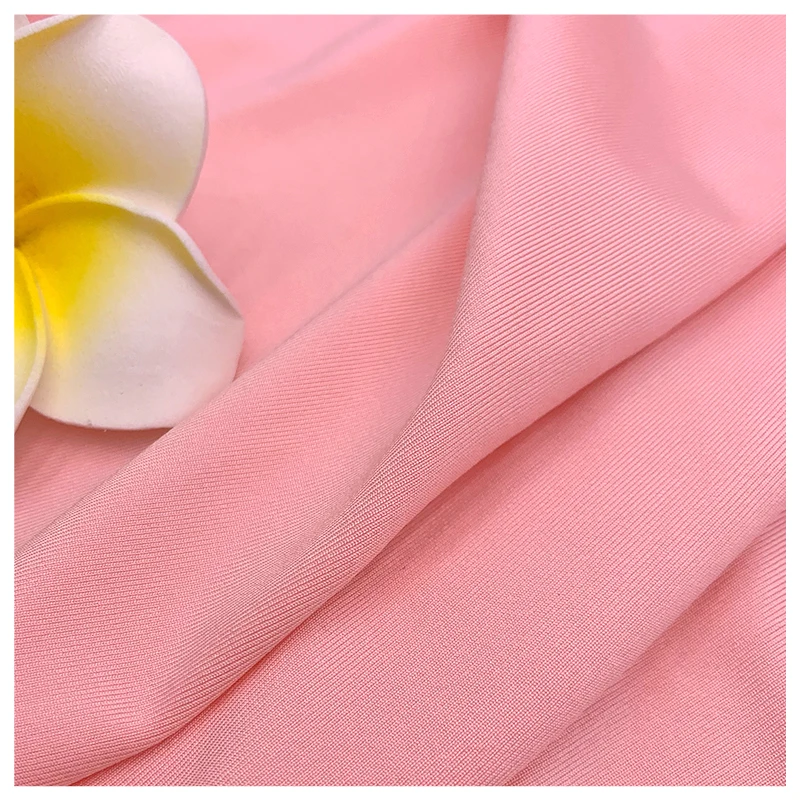 Factory new style milk silk stretch four sides elastic knitted sweatshirt fabric 1041# 180g yoga T-shirt garment knitted  fabric