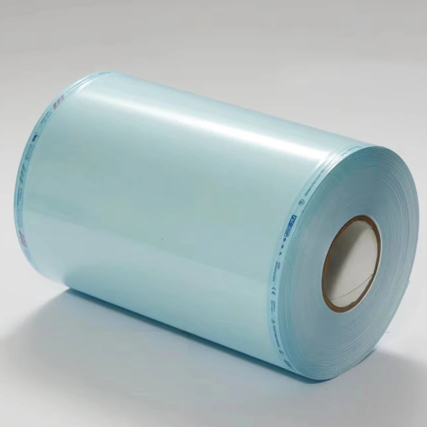 Customized quality safety printed white medical disposable sterilized needle holder buckle bag