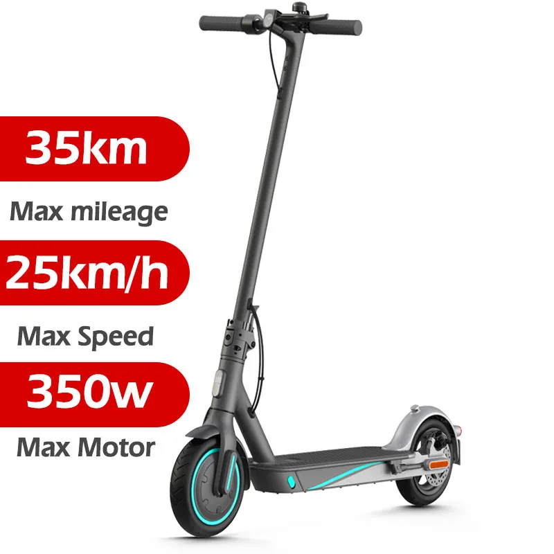 MK083 350W Waterproof 10.4Ah 8.5 Inch Long Range 2 Wheel M365 Mi Pro 2 Foldable Fast E Electric Scooter For Adults
