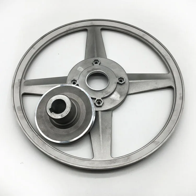 Pulley Flywheel Die Casting Aluminium Aluminum Alloy Custom Made CNC Machining Shandong Nonstandard Non-standard