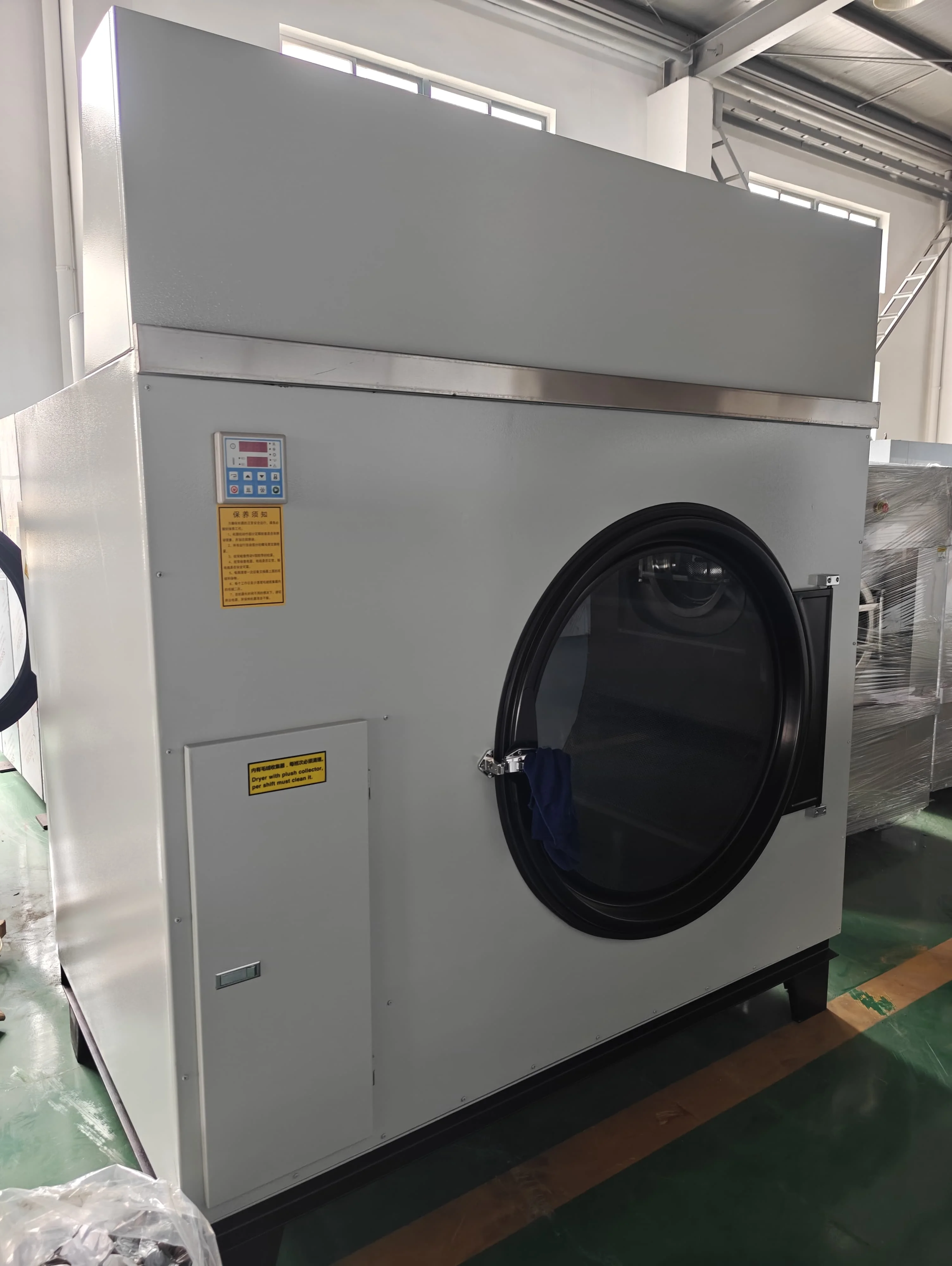 Commercial 120kg 150kg Gas Liquefied Natural Gas Electric Steam Heating Laundry Drum Dryer New Condition Textile Motor Engine