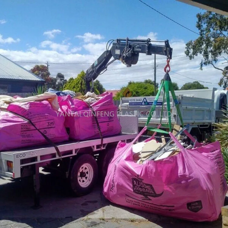 1 Ton Raffia Big Bags PP Super Sacks Strong Durable 1000kg Jumbo Plastic Bags With Liner Fibc Jambo Bag Manufacturer
