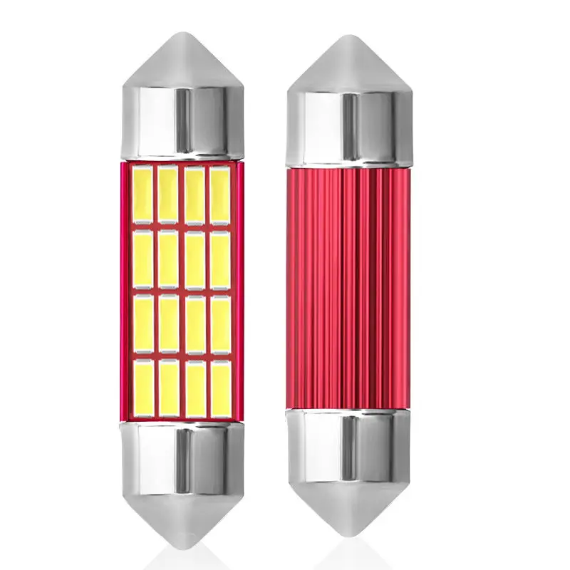 Reading night lighting wholesale strong heat sink lamp body led 12pcs smd4014 dc12v bulb easy installation car door safety light
