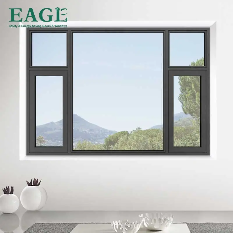 EAGLE Aluminum profile glass windows doors for house