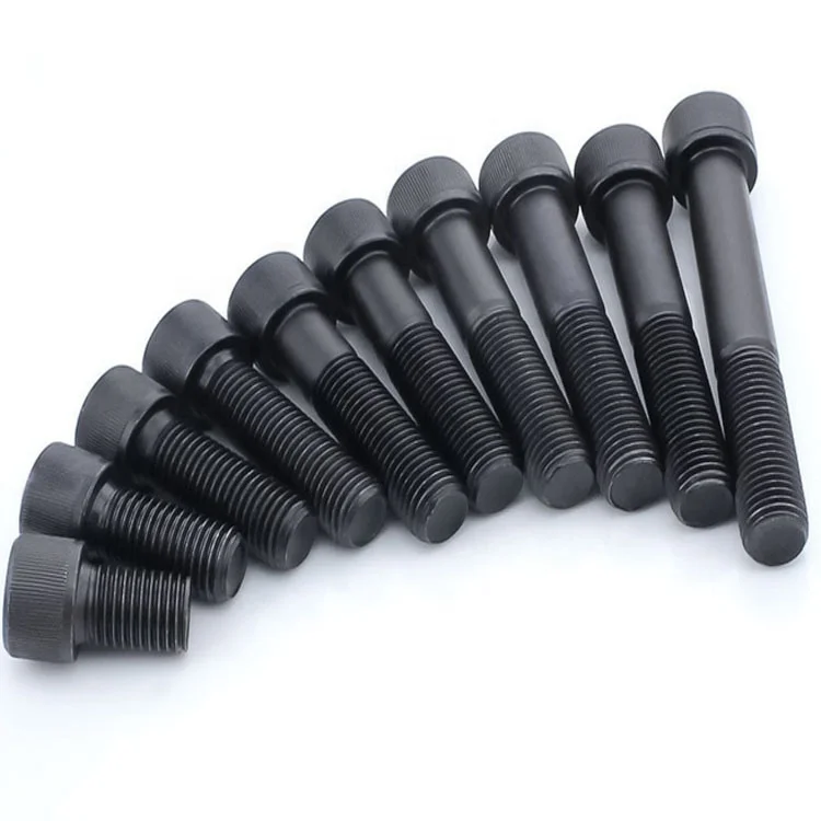 
Hexagon socket head cap screws with black oxide 