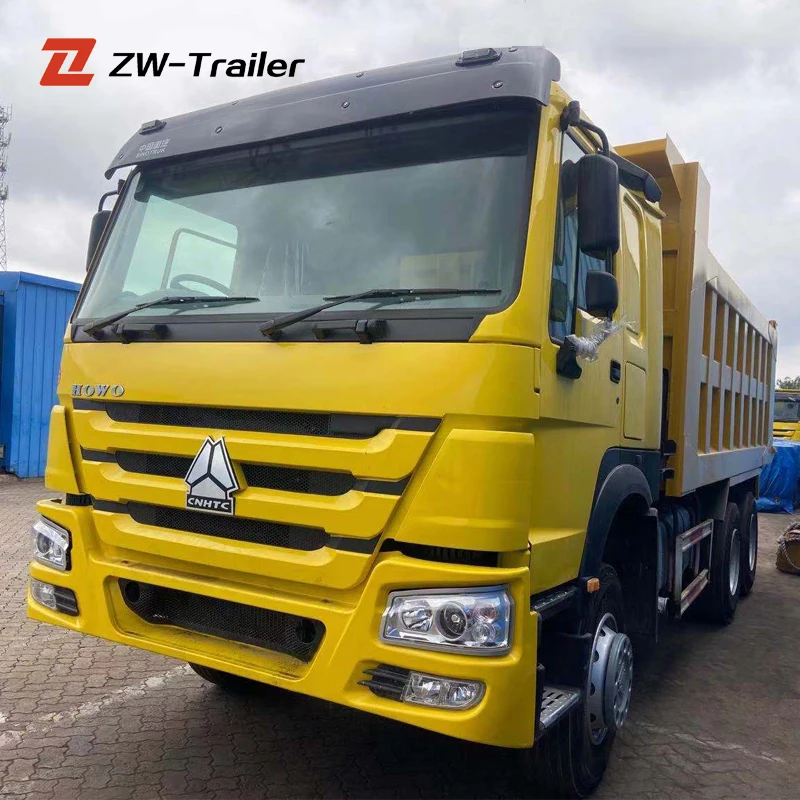 Heavy Duty Sinotruck Howo Dump Truck Camion  6x4 10 Wheeler 336 371 hp 40 Ton Tipper Used Dump Truck