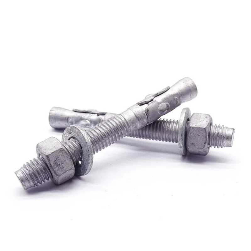 SDPSI DCT Good corrosion resistance  hot dip galvanized 50-60 micron wedge  concrete expansion anchor bolt