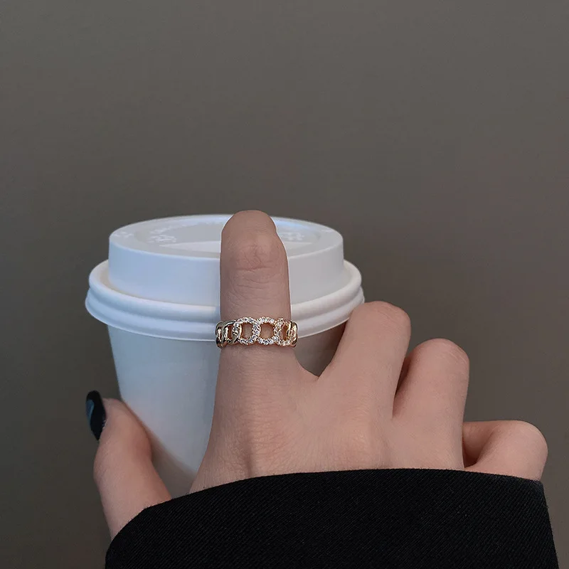 14K Gold Plate Stacking Rings Set for Women CZ Heart Simple Cute Stackable Rings Dainty Trendy Gold Statement Rings Plain Band