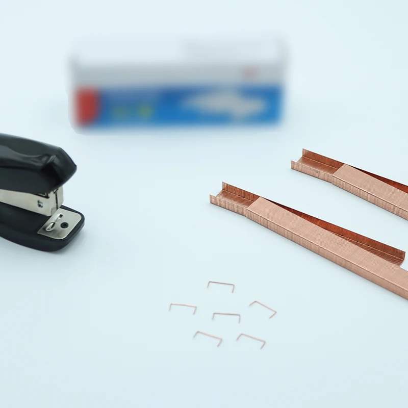 Factory supply low price of copper coated 24/6 office staples