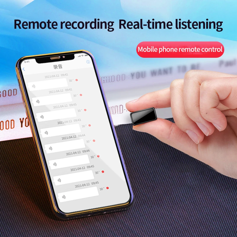 Thin and light MP3 smart hd noise reduction voice-activated voice Recorder