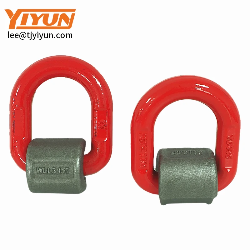 High Strength G80 Forged Alloy Steel D Ring /swivel hoist ring/lifting point