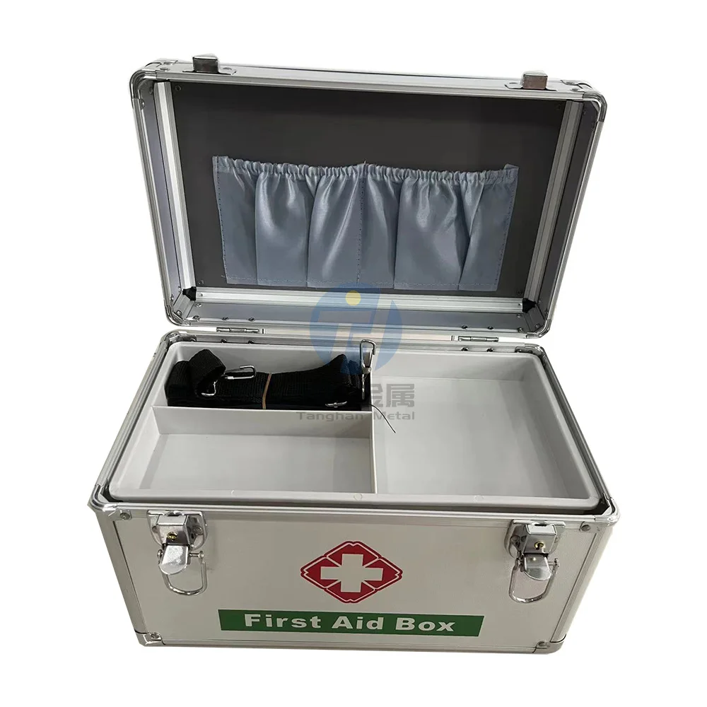 Factory price Medical Supplies Home Survival  First Aid Kits ALUMINUM Emergency Safety Medical Case