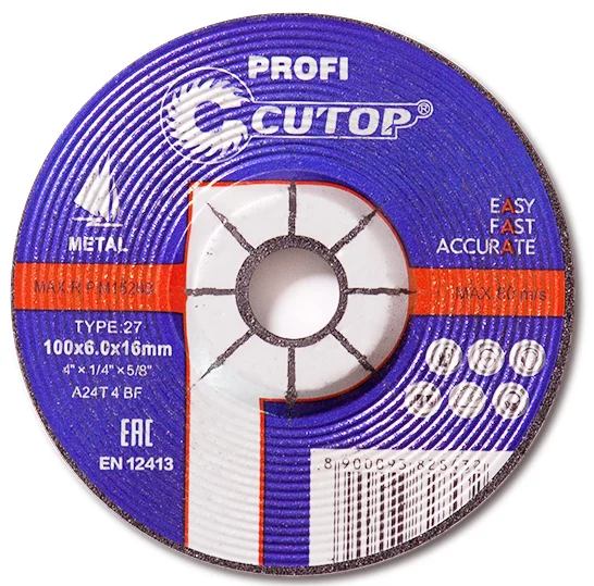 CUTOP Profi  Professional Level 100mm Grinding Wheel For Metal and Inox