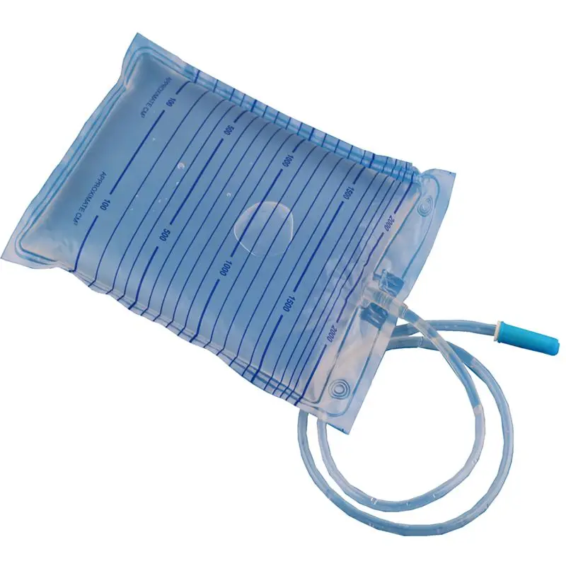 Medical Adult Disposable Urine Collection Bag, no outlet 2000ml urine bag