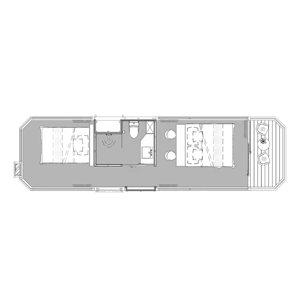ETONG Customize Modern design luxury capsule prefab modular houses prefab hotel
