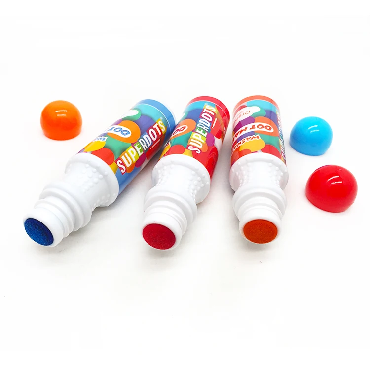 Drawing Supplies Graffiti Marker Pen Kids Paint Tool 8PCS Painting Art Stationery Washable Dot Markers Set Drawing for Dummies