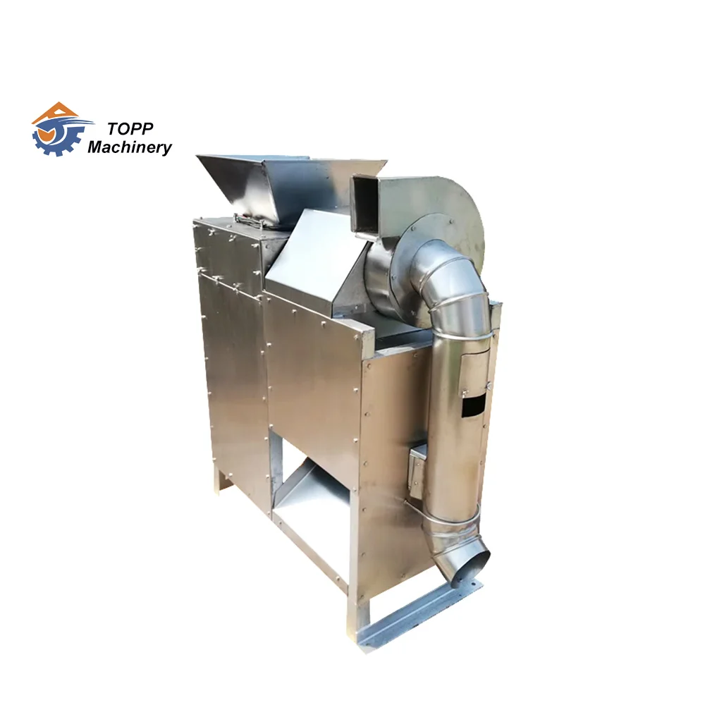 Cocoa bean peeling and crushing machine machine peeling beans and peas bean peeling machine