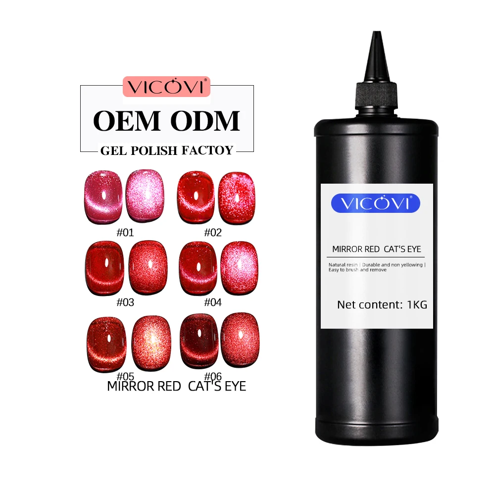 Wholesale New private label kg Cat Eye Gel Soak Off UV Gel Polish Factory Price Cat Eye Gel