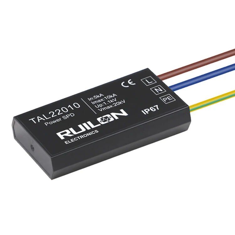 TAL22010 Power Surge Protective Device 110~277VAC outdoor lightning protector Digital signage 10kA