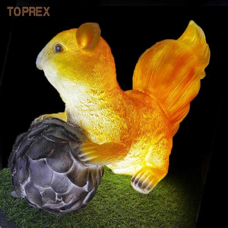 Life-Size LED Animal Light Fiberglass Resin Statue with Garden Theme Christmas Motif Light Decoration for Animal Park Zoo