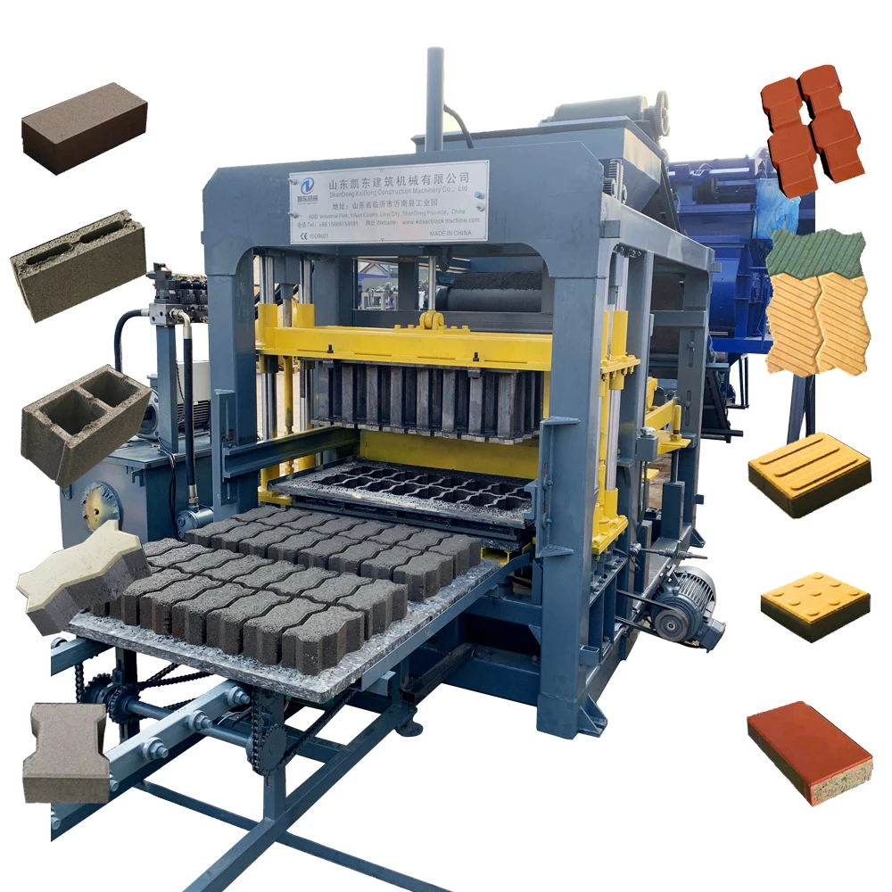 QT5-15 brick making automatic machine hydraulic block making machine Brick Paving Machine Price