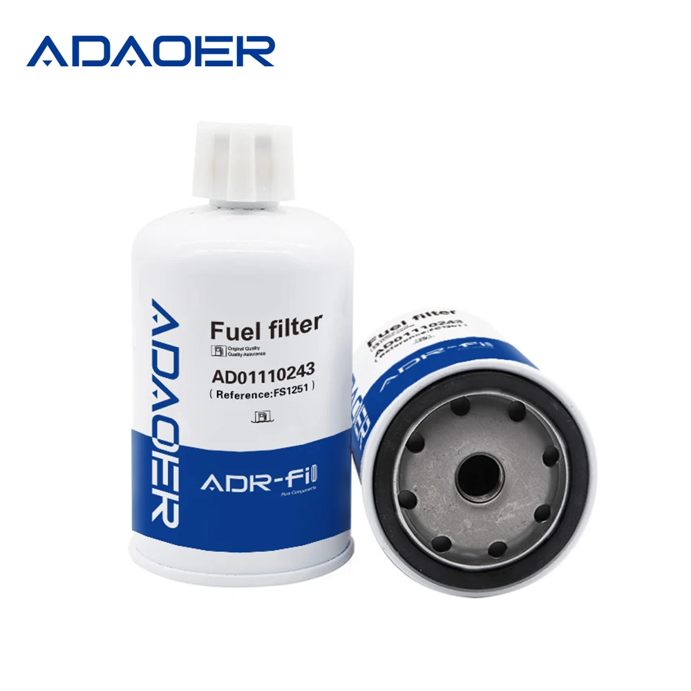 ADAOER High Performance Fuel Filter OEM FS1251 LF3703 FS1212 FF185 LF680 LF3345 FF5272 for IVECO FORD RENAULT
