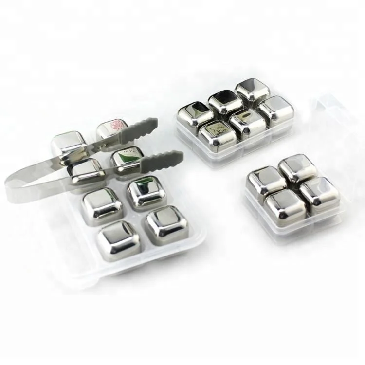 Hot Selling Products Wine Accessories Gift Set Ice Cube Customized Whiskey Stone Wine Cooler Reusable Ice Stone