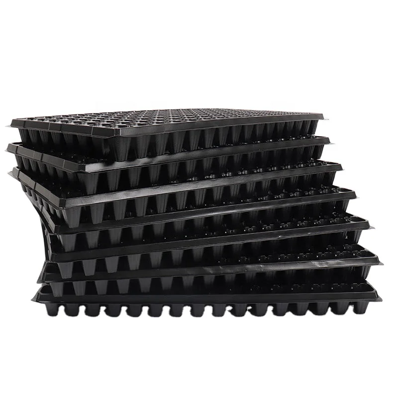 Plant Seed Plastic Growing Nursery Deep Flat Plate Seeding High Quality Tomato Fruit Nursery Seedling Tray
