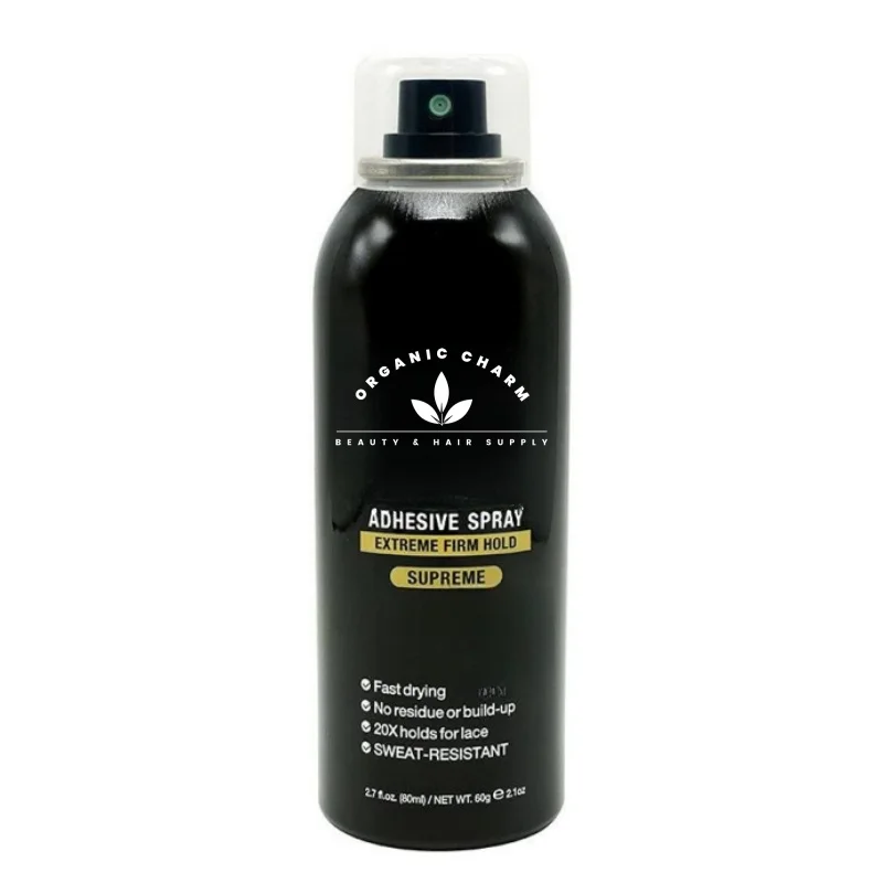 Lace Glue Spray-Extreme Firm Hold Fast Drying No Residue No Build-up Powerful Hold All-Day Hold