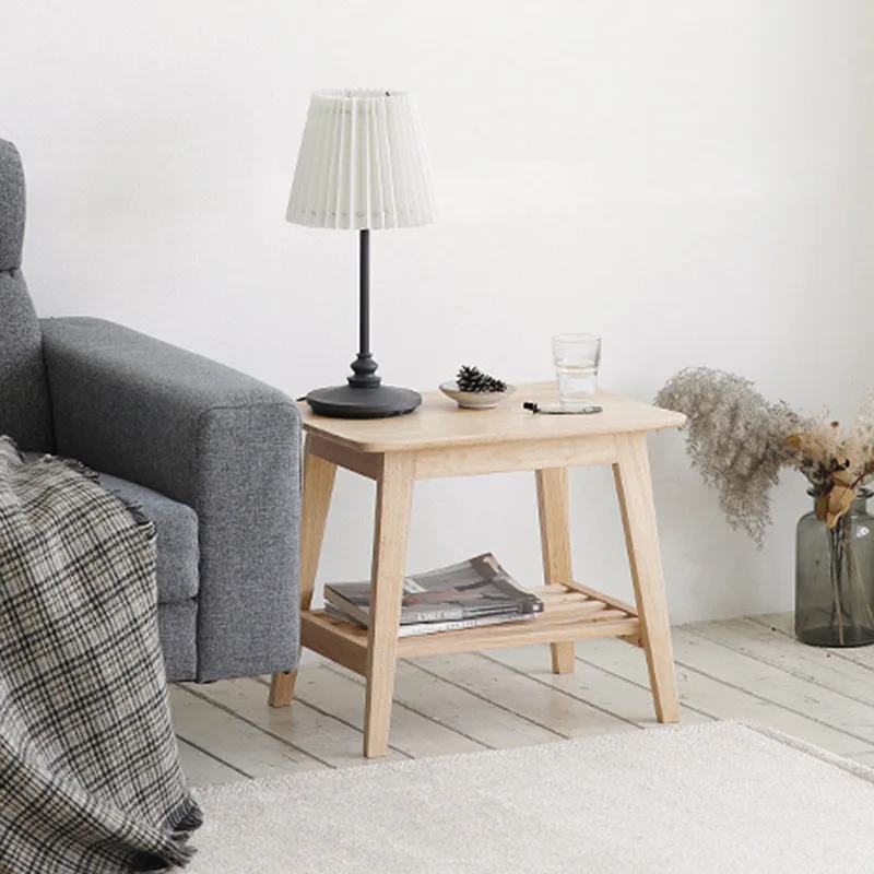 Cheap Factory Price Panel Furniture New Zealand Pine Burlywood Solid Wood Tea Table