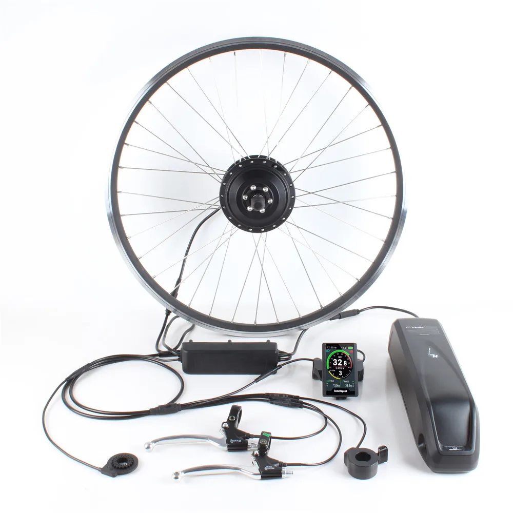 Electric Bike Conversion Kit 250w 350w Motor Brushless Gear Hub Mot Ebike Kit With Smart Controller From China