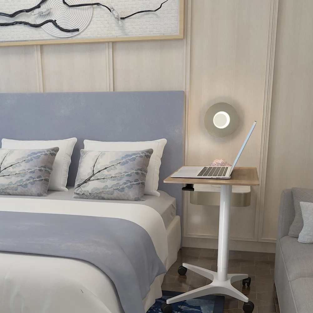 МДФ настольная подставка для сидения мобильный газовый подъемник пневматический подъемный стоячий стол с регулируемой высотой