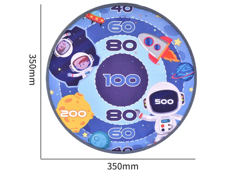 36CM Sticky Ball Dinosaur Dart Throwing Cloth Dart Target Set
