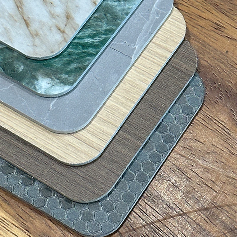 Modern Design PVC SPC Wall Panel Waterproof Soundproof Fireproof Moisture Anti-Static for Hotel Apartment Bathroom