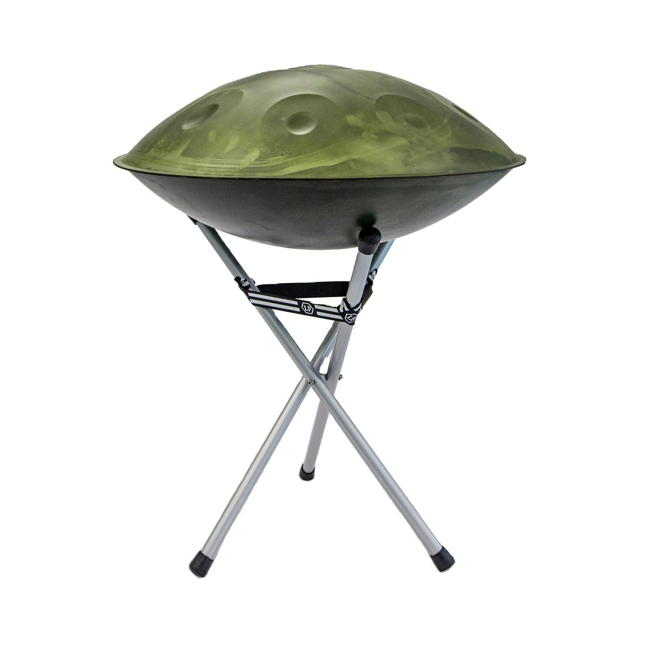 
AS TEMAN Professional Handpan Drum Stand Portable Metal Material Triangle Support Shelf Three-color Selection 