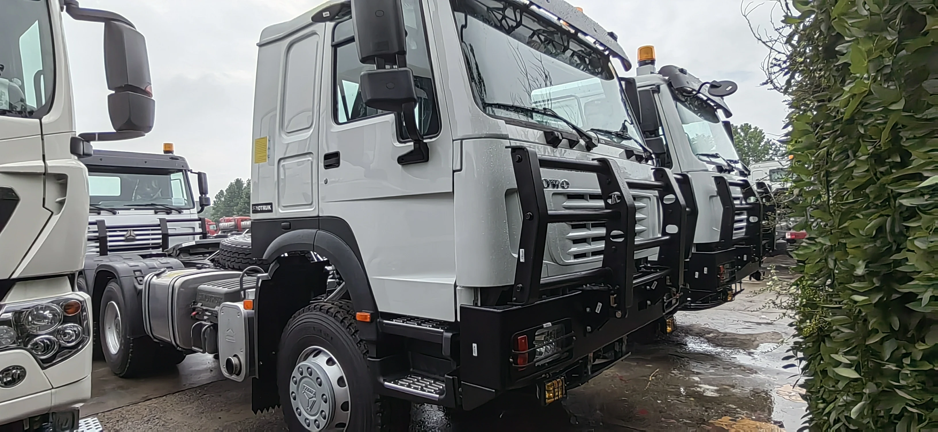 heavy-duty truck MAN tractor 6x4 500hp road transport vehicle used tractor
