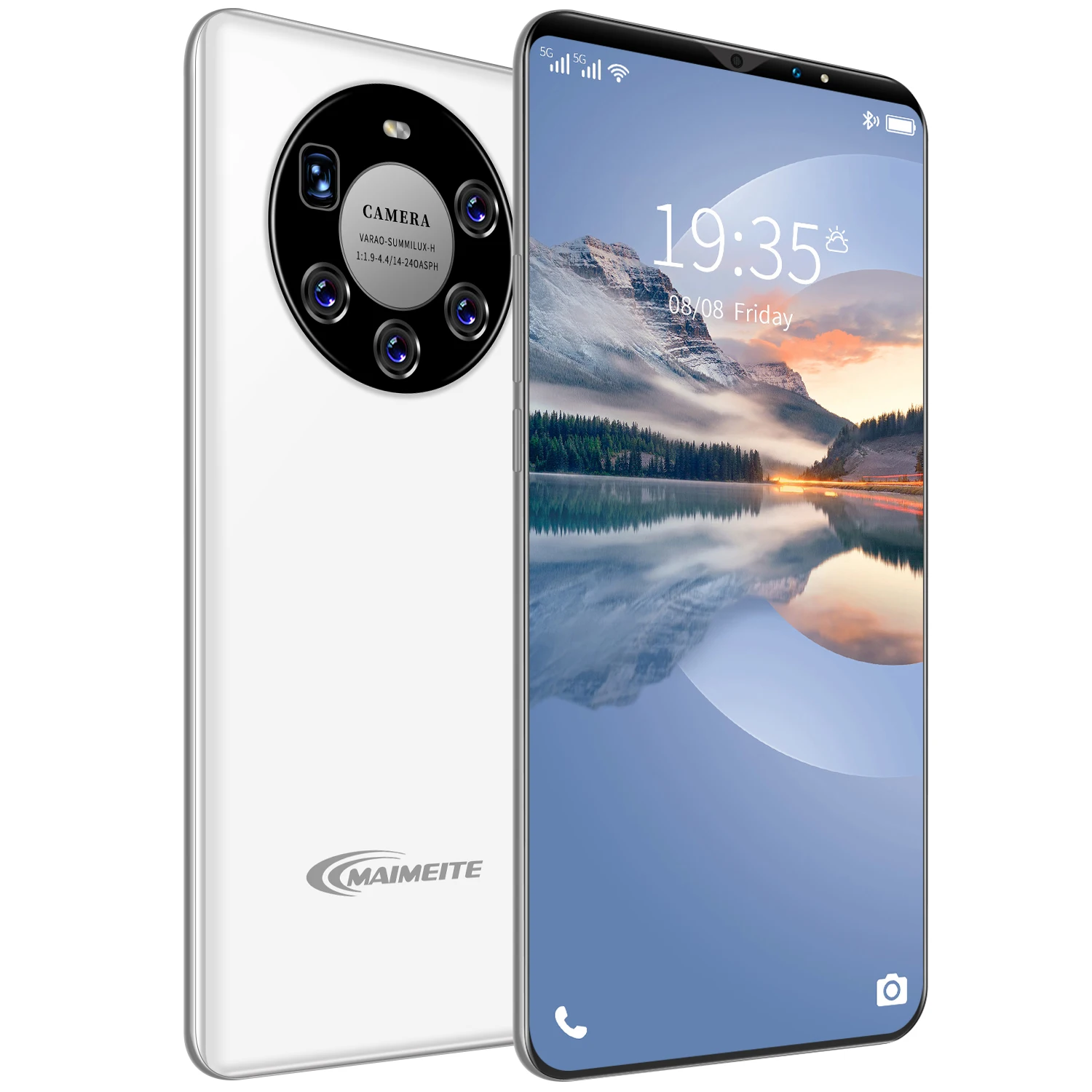  Абсолютно новый 100% оригинальный 5 7-дюймовый сенсорный экран Android phone 6 ГБ + 128 Гб мобильный телефон M40pro 4800 мАч батарея