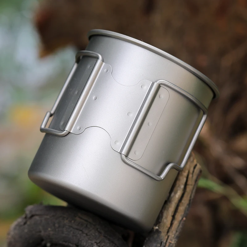 Titanium mug drinkware custom printed  tea cups camping mug for outdoor indoor hiking bushcraft