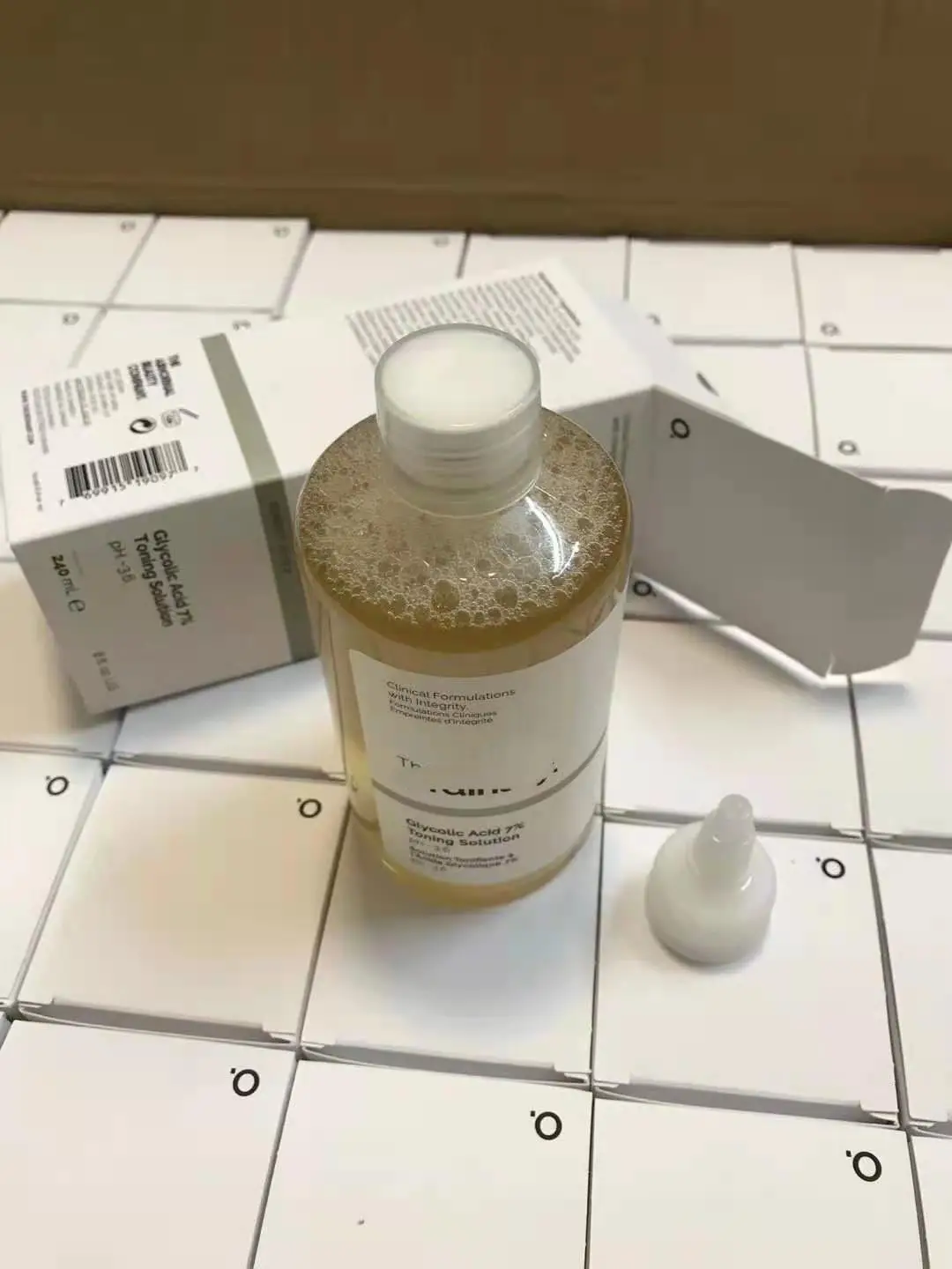 Glycolic Acid 7% Toning Solution Gentle Exfoliation Improve Skin Condition Brighten Skin Tone Products Original 240ml Face Serum