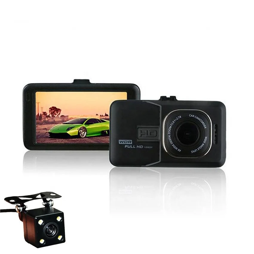 3inch FHD 1080P dash camera  small Vehicle Night Vision Dual Car Dvr Video Recorder Dashboard Front Rear Camera Recording Dash