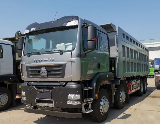 Sitrak C7h 40 Ton second hand 8x 4 12 Wheel New mini Howo 440 Horsepower Dump Truck For Sale