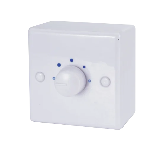 220V-240V 3 Speed 5 Speed Wind Capacitor Wall Regulator ABS PP Material Ceiling Fan Speed Switch Regulator Durable Material