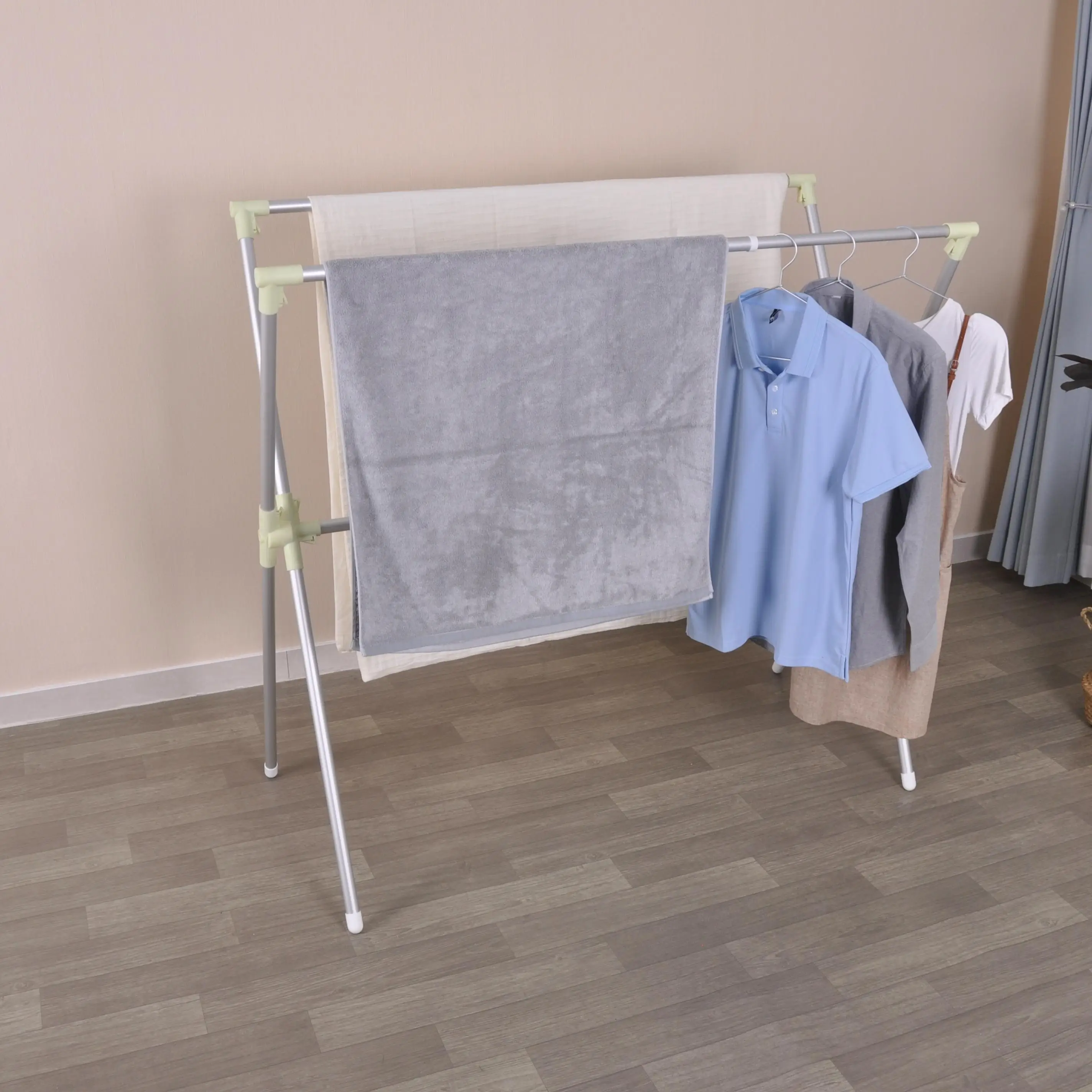 Factory Price Wall-mounted Metal Clothing Rack Lift Ceiling Dryer For Kitchen & Bathroom Airer For Towels & Clothes