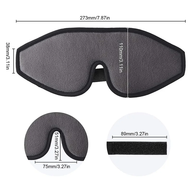 Маска для сна для мужчин и женщин, маски для сна для блокировки света помогают уснуть быстрее, маска для глаз для сна