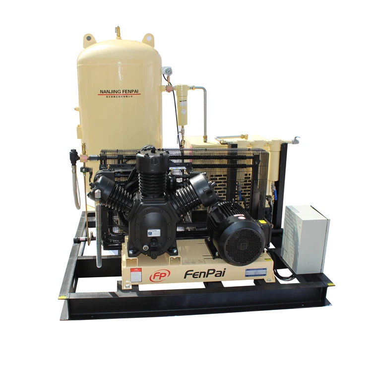 30bar high pressure compressor laser cutting machine high quality electric air compressor with air tank and air dryer