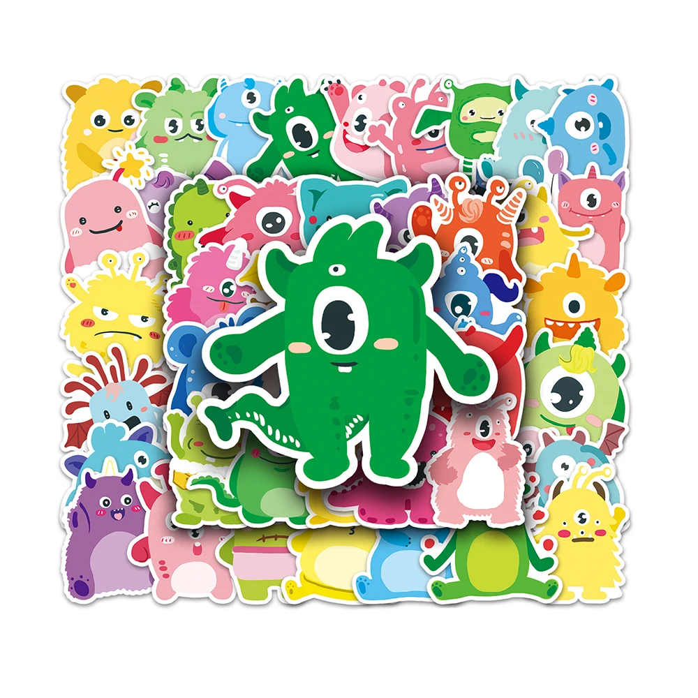 Personalized Logo Design Stickers Custom Adhesive Paper Vinyl Label Die Cut Anime Stickers