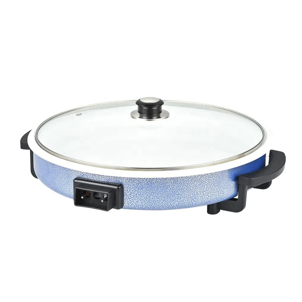 non-stick electric pan round electric pizza pan