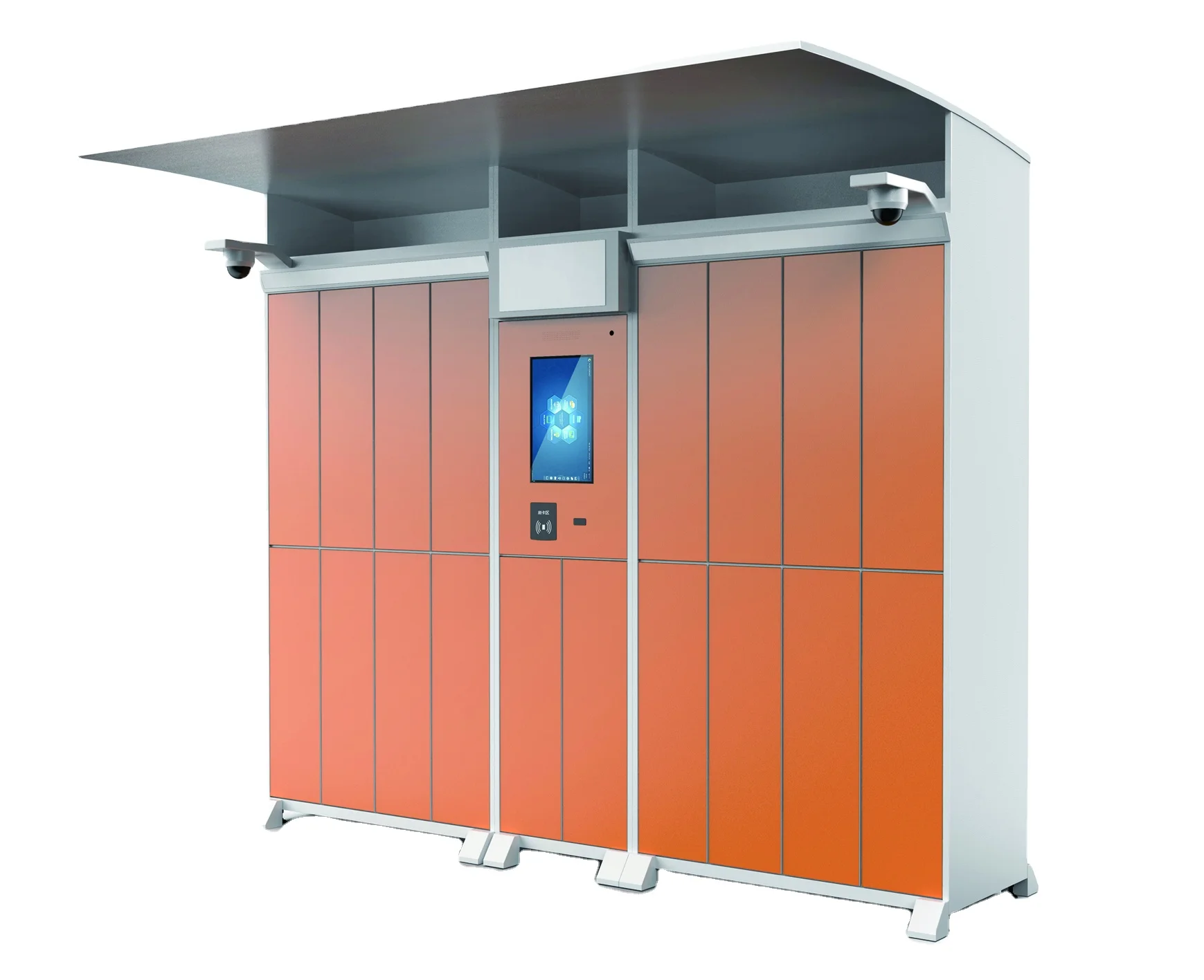 Laundry lockers for clothes washing store and pick up